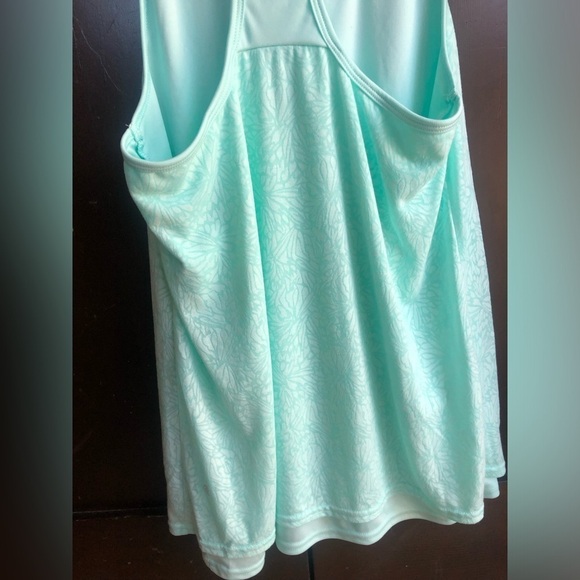 2 Tops! 1 Champion and 1 All in Motion. Girls tank and t-shirt bundle. Aqua Tank - Picture 7 of 13